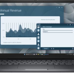 Laptop Business DELL Pro 14, cu procesor AMD Ryzen 3 210, 14'' IPS, 8 GB DDR5, 512 GB, AMD Radeon 740M, Windows 11 Pro, 3 ani Garantie