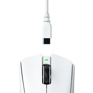 Mouse Gaming Wireless Razer DeathAdder V4 Pro, 45000 DPI, Alb