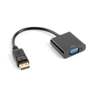 Cablu adaptor DisplayPort(M) 1.1 VGA(F) 20 cm negru