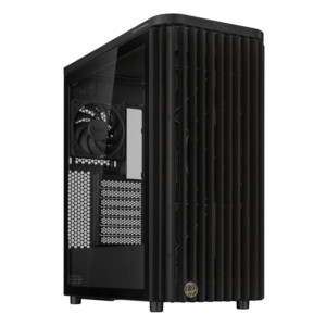 Carcasa ASUS ProArt PA401 Wood TG PWM, RGB, Mid Tower, Black