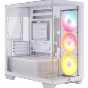 Carcasa Corsair 2800X RS-R ARGB, Mid Tower, White