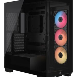 Carcasa Corsair 3500X RS-R ARGB, Mid Tower, Black
