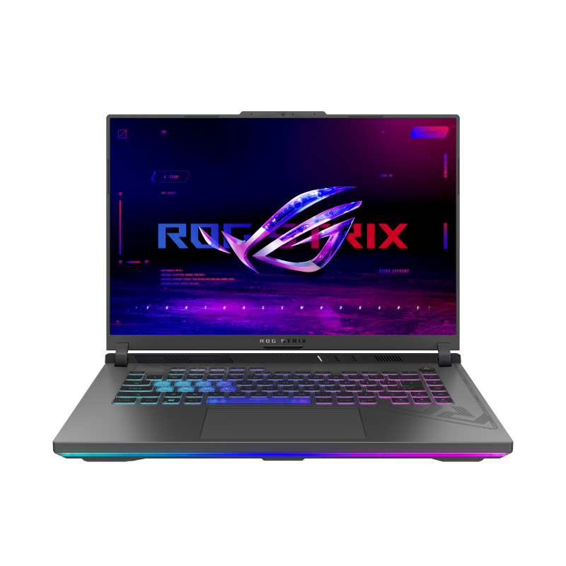 Laptop Gaming ASUS ROG Strix G16, cu procesor AMD Ryzen 9 8940HX, 16'' IPS, 16 GB DDR5, 1 TB, nVidia GeForce RTX 5080, 16GB GDDR7, Fara OS, 3 ani Garantie