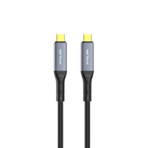 Cablu Serioux USB-C la USB-C, 240W, E-marker Chip integrat, viteza transfer 40Gbs, lungime cablu 100cm, iesire video 8K@60HZ sau Dual 4k@ 60hz, negru
