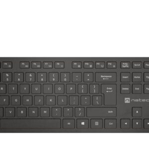 Tastatura Natec Herring Slim, USB, Negru