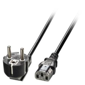 Cablu alimentare schuko Lindy IEC C13, 2m, negru Technical details Connector A: Schuko Connector B: IEC C13 Cable type: H05-VVF 3G*0.75mm² Number of wires: 3 Wire cross-section: 0.75mm² Available lengths: 0.7m - 5m Operating temperature: ca. -10 to 70°C Storage temperature: ca. -25 to 70°C Colour