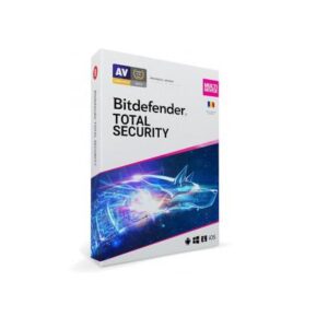 Licenta retail Bitdefender Total Security - protectie anti- malwarecompleta pentru Windows, macOS, iOS si Android, valabilapentru 2 ani, 10 dispozitive, new