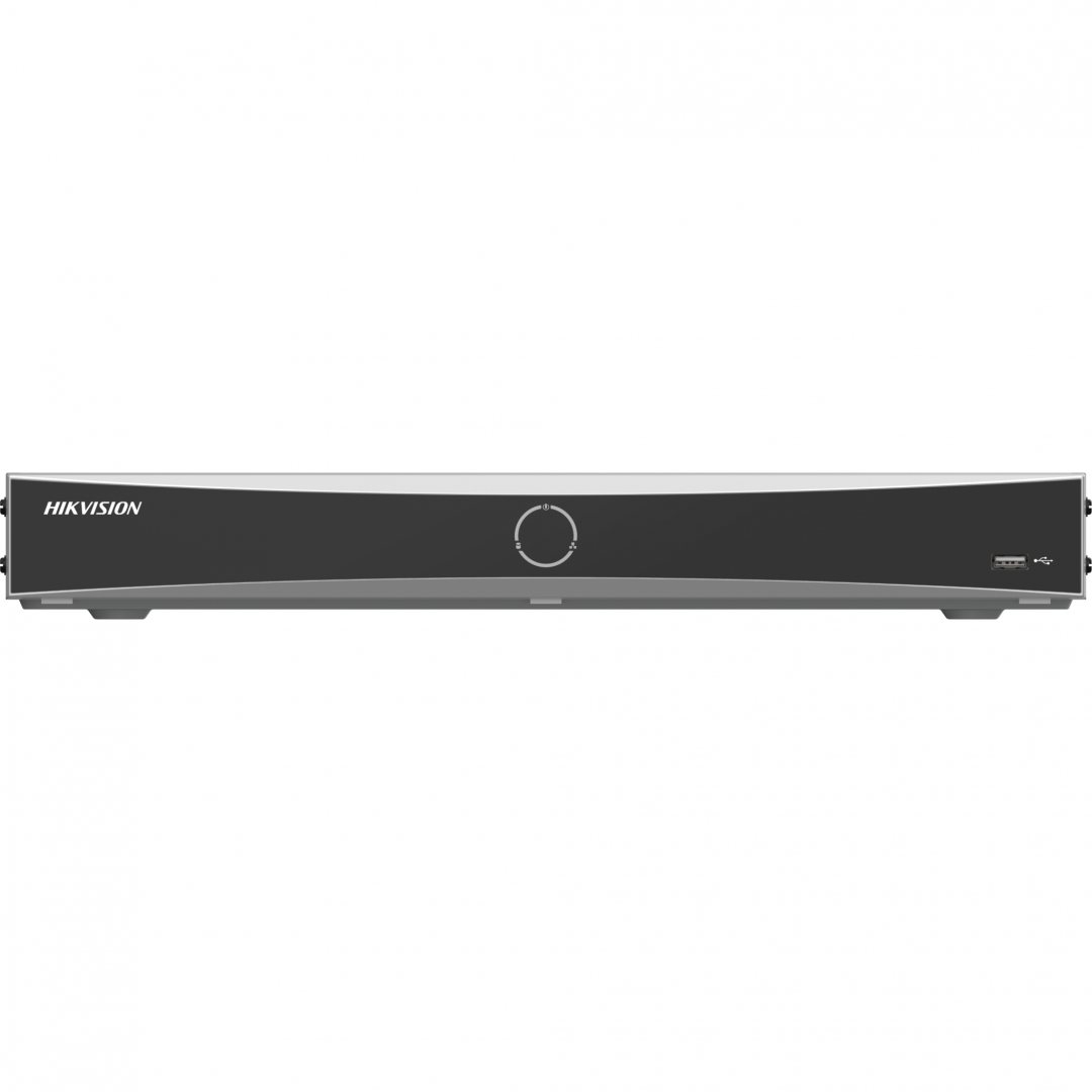 NVR Hikvision 16 canale AcuSearch DS-7616NXI-K2(E); Enable AI by NVR: 16-ch@1080p (2 MP, 30 fps) / Disable AI by NVR: 16-ch@1080p (2 MP, 30 fps), H.265, H.265+, H.264, H.264+, iesiri: HDMI (4K)/VGA independente, 2x SATA max 16TB pe HDD, AI by NVR: Facial recognition, perimeter protection, motion - imagine 2