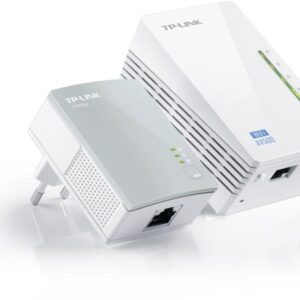 TP-Link, Adaptor PowerLine 300Mbps, Extender Wireless AV600 KIT, HomePlug AV,2 porturi 10/100Mbps, Butoane: Pair, Reset, Wi-Fi/Wi-Fi Clone, Aria de acoperire, 300 metri prin circuitul electric, 2.4- 2.4835GHz, Conținut Pachet: Powerline Ethernet Adapter TL-WPA4220 & TL- PA4010, Cablu de Rețea 2 m