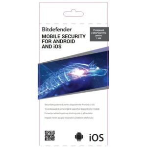 Scratch card Bitdefender Mobile Security Android & IOS scratchcard new3 dispozitive 1 an