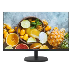 Monitor Hikvision DS-D5227U3-1P0 27" 4K, E-LED Backlight, rezolutie:3840×2160, timp de rapsuns: 14 ms(typ)（G to G）OD 5ms, luminozitate: 350 cd/m², contrast: 1200 : 1, interfate: HDMI 2.0 x 2, DP 1.4 x 1, culoare neagra, VESA: 100 mm × 100 mm, dimensiuni: 614.7 (W) mm × 452.5 (H) mm × 226.4 (D) mm